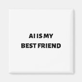 Aimant AI est mon meilleur ami (Devant)