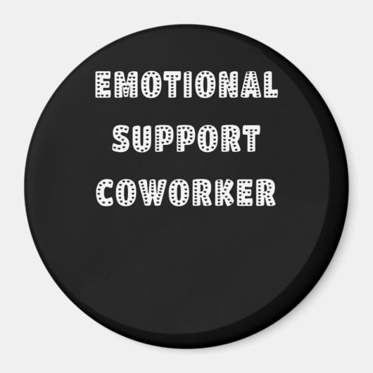 Aimant Aide émotionnelle Coworker Chill Meme (Devant)