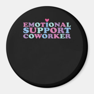 Aimant Aide émotionnelle Coworker Chill Mème et Viral