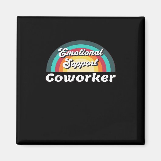 Aimant Aide émotionnelle Coworker Classic Chilling Meme (Devant)