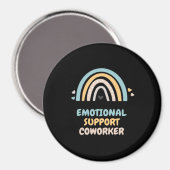 Aimant Aide émotionnelle Coworker Classique Mème Viral et (Recto/Verso)