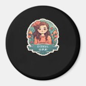 Aimant Aide émotionnelle Coworker Drôle Mème (Devant)