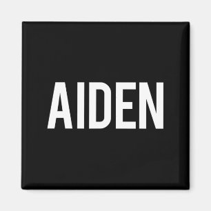Aimant Aiden - T-shirt cadeau drôle pour fan de nom cool