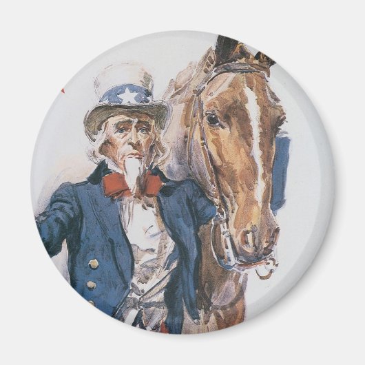 Aimant Aidez-le à aider les États-Unis ! (Devant)