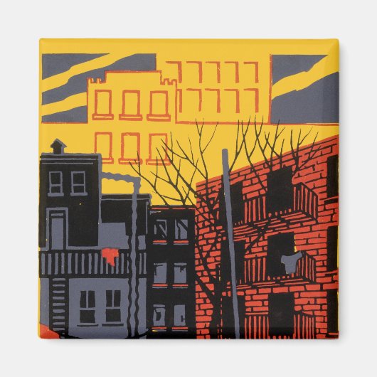 Aimant Aidez votre quartier (Devant)