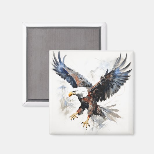 Aimant Aigle à tête blanche (Recto/Verso)