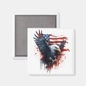 Aimant Aigle à tête blanche (Recto/Verso)
