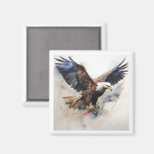 Aimant Aigle à tête blanche (Recto/Verso)