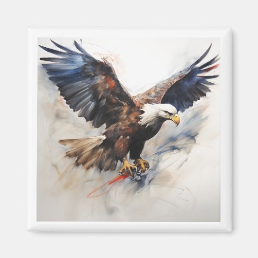 Aimant Aigle à tête blanche (Devant)