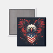 Aimant Aigle à tête blanche (Recto/Verso)