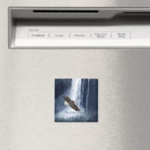 Aimant Aigle à tête blanche et cascade Faune et Nature Ma (In Situ (Lave-vaisselle))