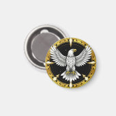 Aimant Aigle Abstrait Déployant Ses Ailes (Recto/Verso)