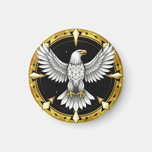 Aimant Aigle Abstrait Déployant Ses Ailes (Devant)