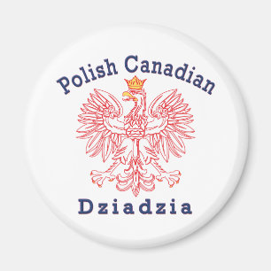 Aimant Aigle canadien polonais Dziadzia