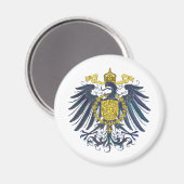 Aimant Aigle de Preussie métallique (Recto/Verso)