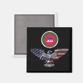 Aimant Aigle du 7e corps blindé (Recto/Verso)