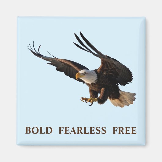 Aimant Aigle en marche vers le bas (Devant)