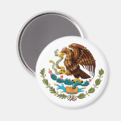 Aimant Aigle et serpent Mexique Emblème pour les Mexicain (Recto/Verso)