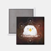Aimant aigle metatron (Recto/Verso)