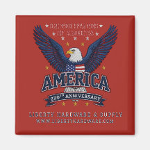 Aigle Rouge Personnalisé Promo Amérique 250e Anniv