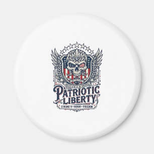 Aimant Aigle Tactique Patriotique Crâne Inspiré Militaire