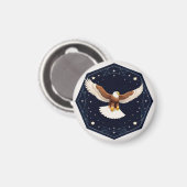 Aimant Aigle volant sur fond étoilé (Recto/Verso)