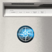 Aimant Aiguille de compas monogramme brouillard dans la f (In Situ (Lave-vaisselle))