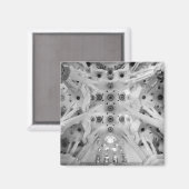 Aimant Aiguille de plafond Sagrada Familia : Barcelone (Recto/Verso)