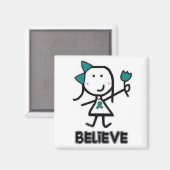 Aimant Aiguille de sensibilisation à la neuralgie (Recto/Verso)