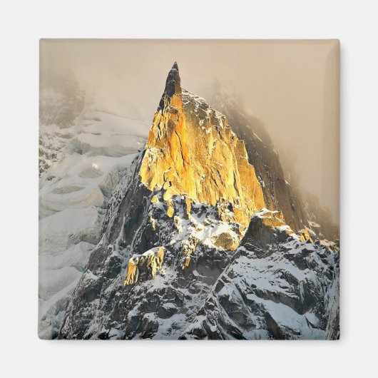 Aimant Aiguille des Deux Aigles lever de soleil, Chamonix (Devant)
