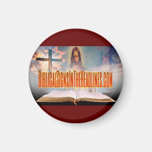 Aimant Aiguille des signes bibliques (ronde) (Devant)