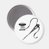 Aimant Aiguille et filetage (Recto/Verso)