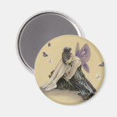 Aimant Aiguille Fée Foncé violet (Recto/Verso)