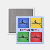 Aimant Aiguille pour gagner quatre couleurs équipage bleu (Recto/Verso)