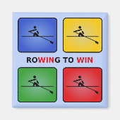 Aimant Aiguille pour gagner quatre couleurs équipage bleu (Devant)