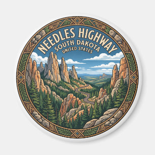 Aimant Aiguilles de la Highway Custer South Dakota