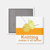 Aimant Aiguilles de Yarn'n Knitter (Recto/Verso)