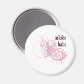Aimant Aikido Babe (Recto/Verso)