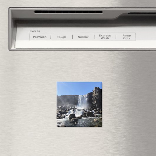 Aimant Aile de cascade d'Islande (In Situ (Lave-vaisselle))