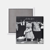 Aimant Aimant, Lave-linge à suspension de chat (Recto/Verso)