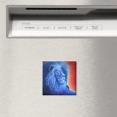 Aimant aimant, lion, Lion de mon coeur (In Situ (Lave-vaisselle))