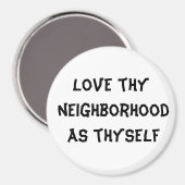 Aimant aime ton quartier comme toi-même (Recto/Verso)