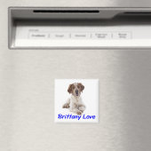 Aimant Aimer chiot Brittany Spaniel (In Situ (Lave-vaisselle))