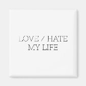 Aimant Aimer/haïr ma vie (Devant)
