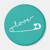 Aimant Aimer la force Ensemble Aqua (Devant)