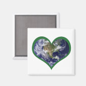 Aimant Aimer la Terre (Vert) (Recto/Verso)