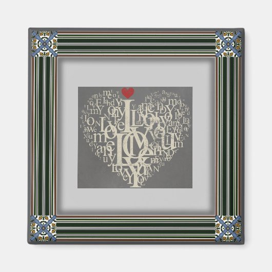 Aimant Aimer l'aimant (Devant)