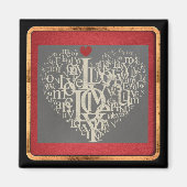 Aimant Aimer l'aimant (Devant)