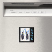 Aimant Aimer l'aimant des pingouins (In Situ (Lave-vaisselle))