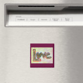 Aimant Aimer l'art du printemps frais (In Situ (Lave-vaisselle))